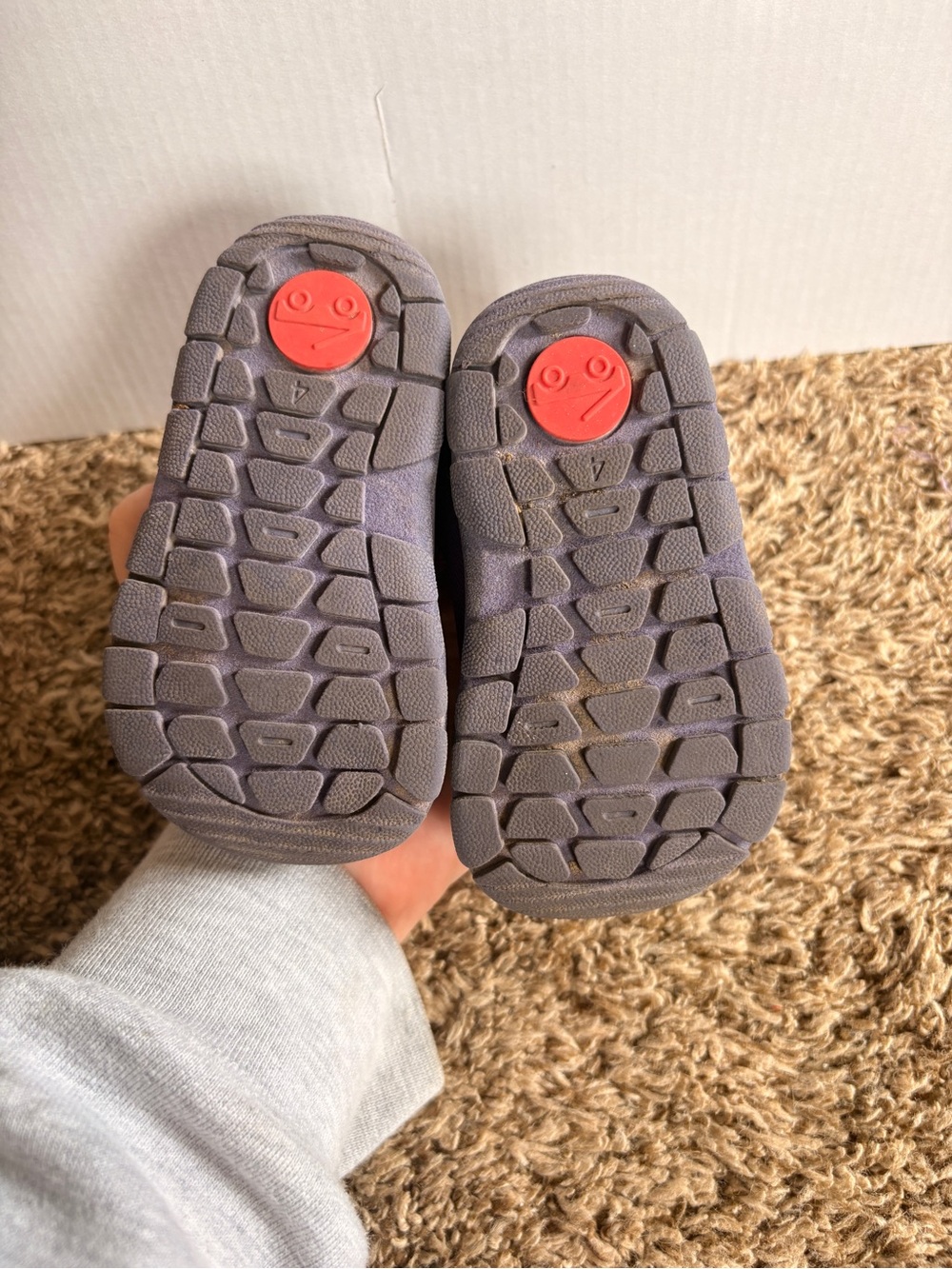 See Kai Run Girls Summit II US 4 Purple Hook & Loop Mesh Low Top - Picture 3 of 6